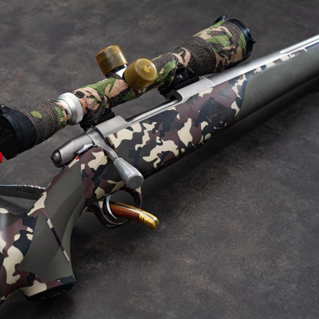 Camouflage Cerakote 4 couleurs SAKO 75 (cerakote shop.fr ©)