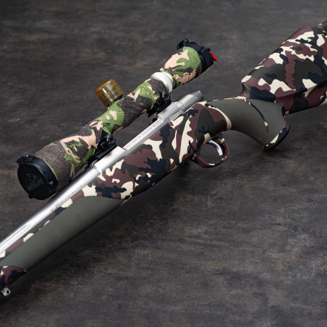 Crosse Camouflage Cerakote 4 couleurs SAKO 75 cal 270 win (cerakote shop.fr ©)