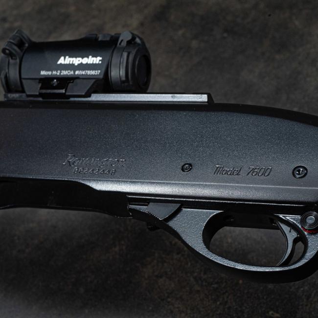 Aimpoint Remington 7600 Cerakote Elite Blackout E 100 Surete C 143 (cerakote shop.fr ©)