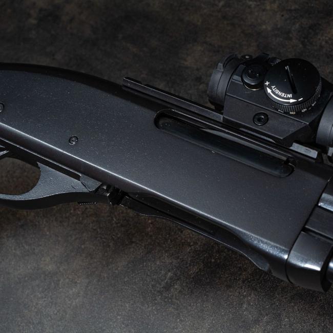 Port Ejection Aimpoint Remington 7600 Cerakote Elite Blackout E 100 (cerakote shop.fr ©)